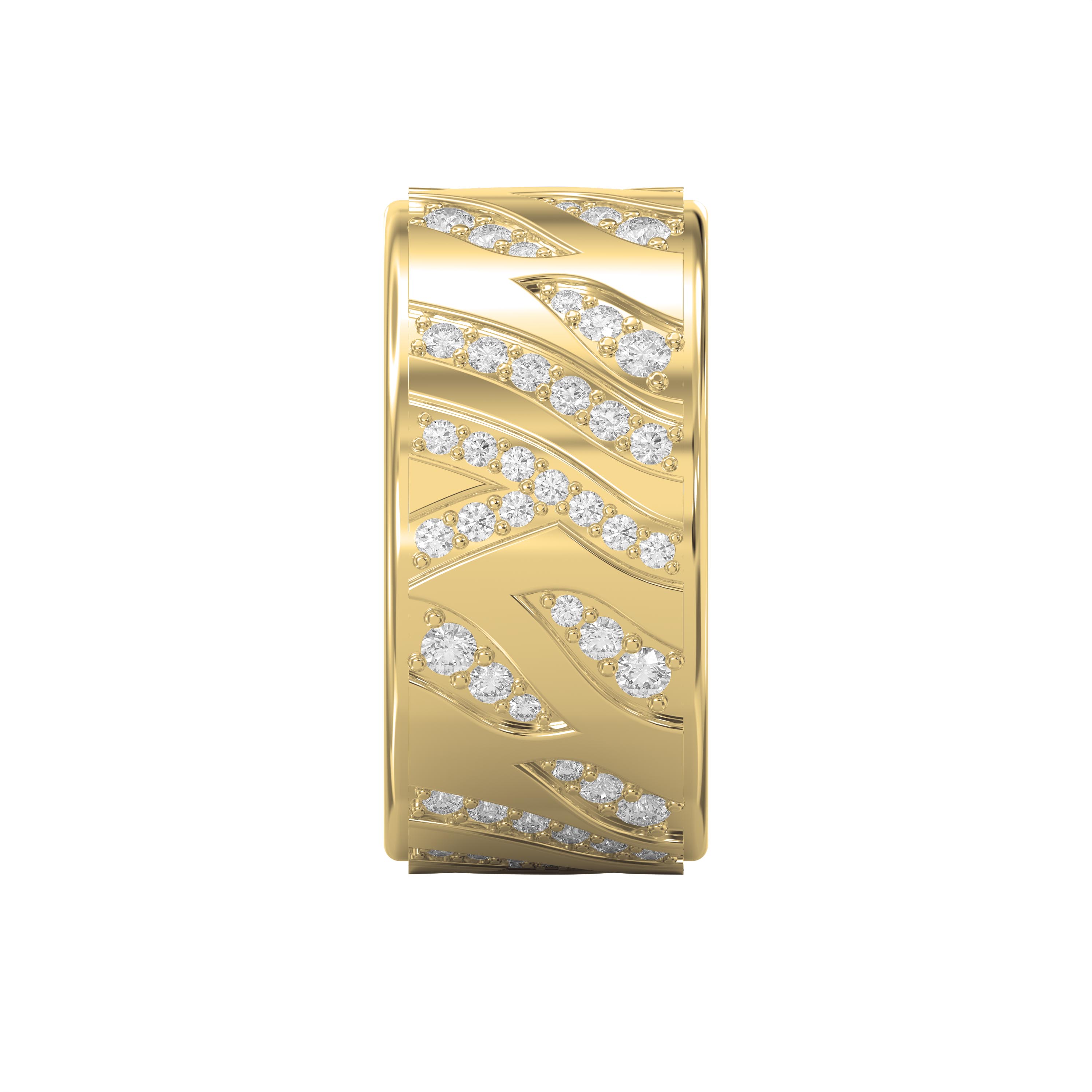 Glamorous Swirl Eternity Diamond Band | Lab-Grown & Natural Diamond Jewelry – Valam Design