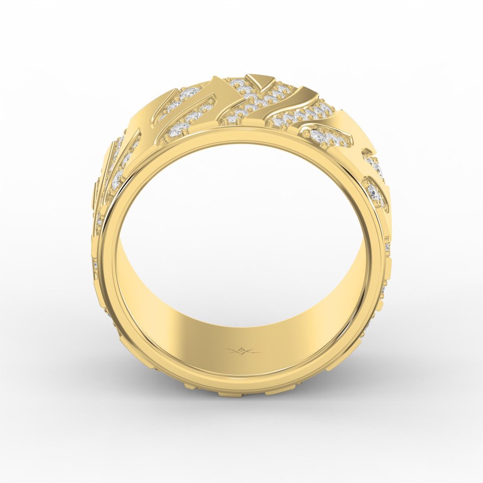 Glamorous Swirl Eternity Diamond Band | Lab-Grown & Natural Diamond Jewelry – Valam Design