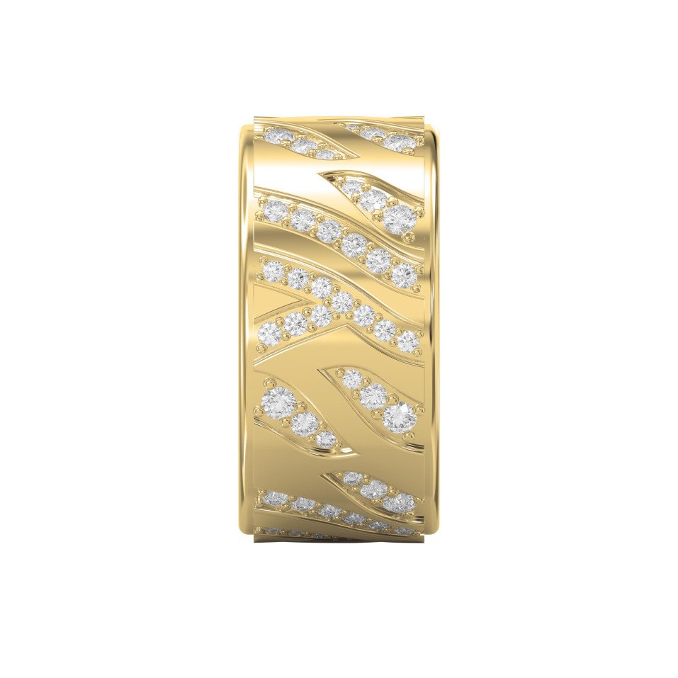 Glamorous Swirl Eternity Diamond Band | Lab-Grown & Natural Diamond Jewelry – Valam Design