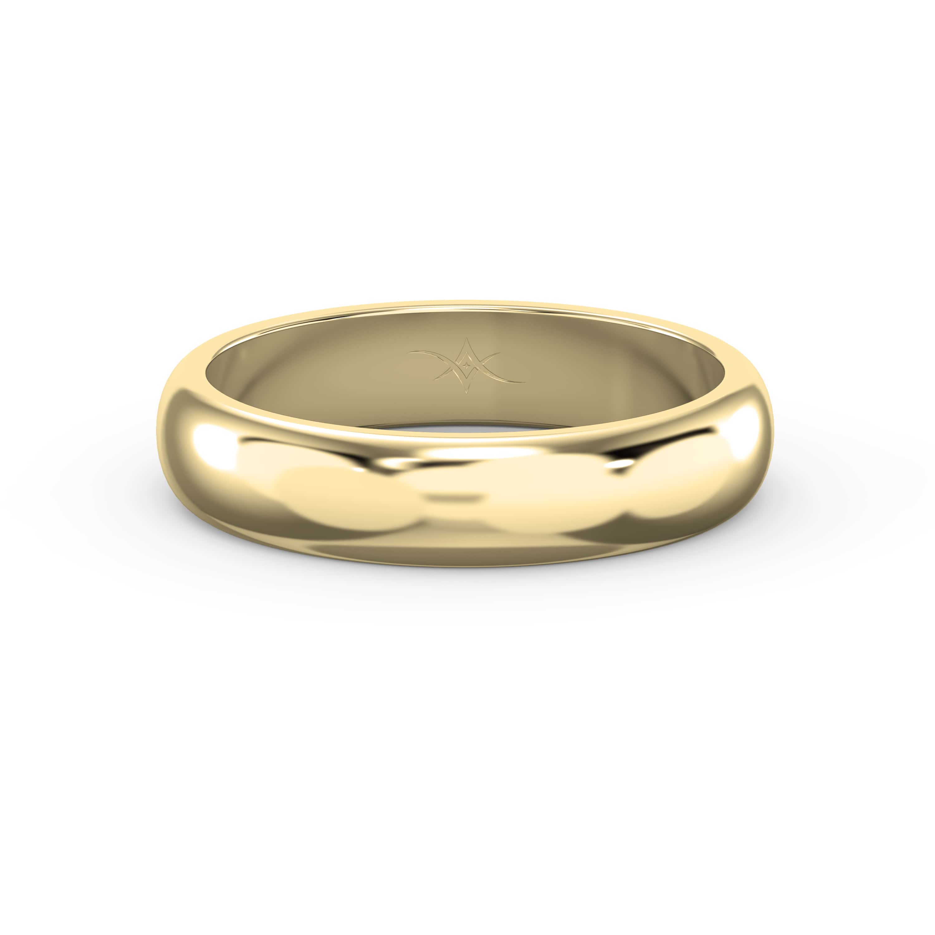 The Soulmate Classic Ring for Him – Gold Band for Men