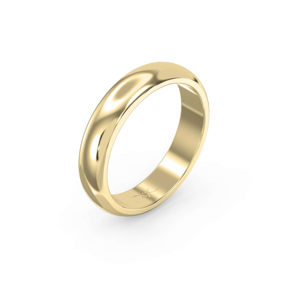 The Soulmate Classic Ring for Him – Gold Band for Men