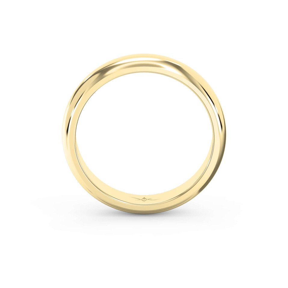 The Soulmate Classic Ring for Him – Gold Band for Men