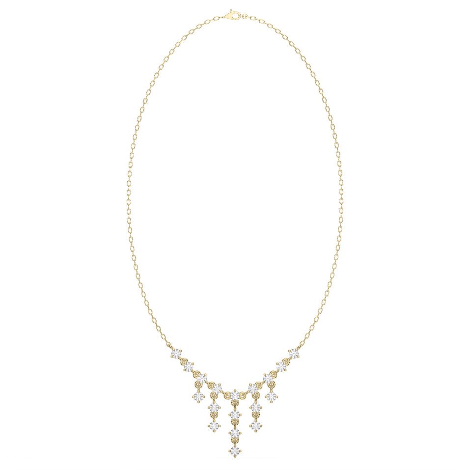 1.08 Carat Round Diamond Tennis Necklace – Fashion Fine Jewelry | Lab-Grown