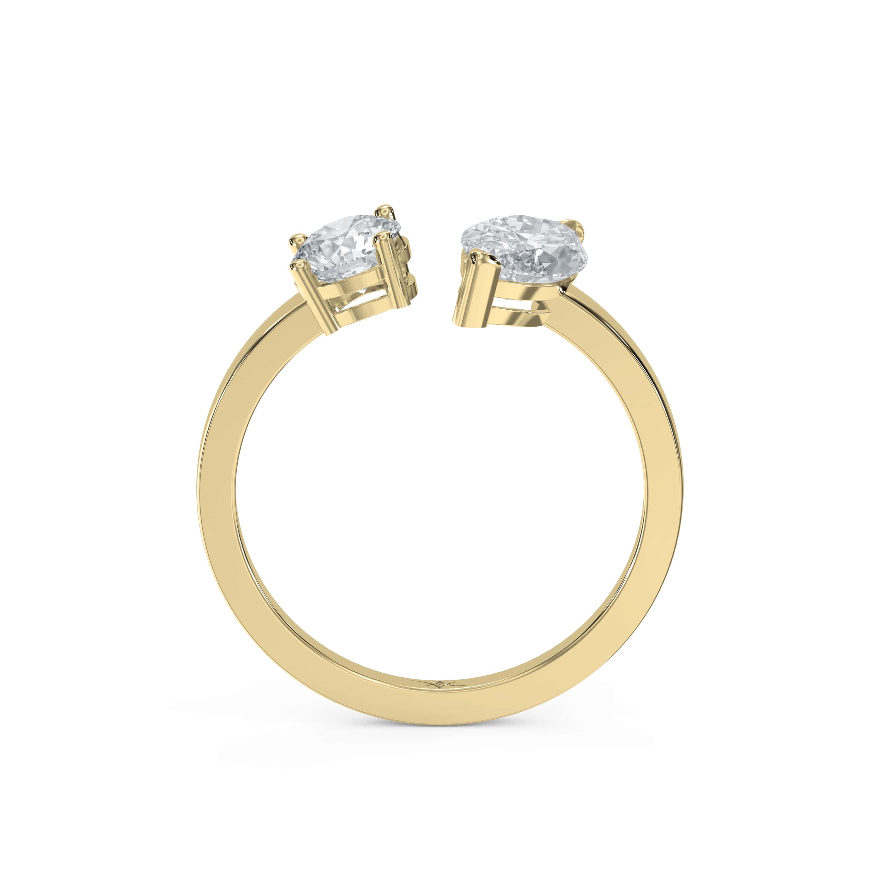 Two Stone Fashion Ring – Marquise & All Shapes in Lab-Grown Diamonds