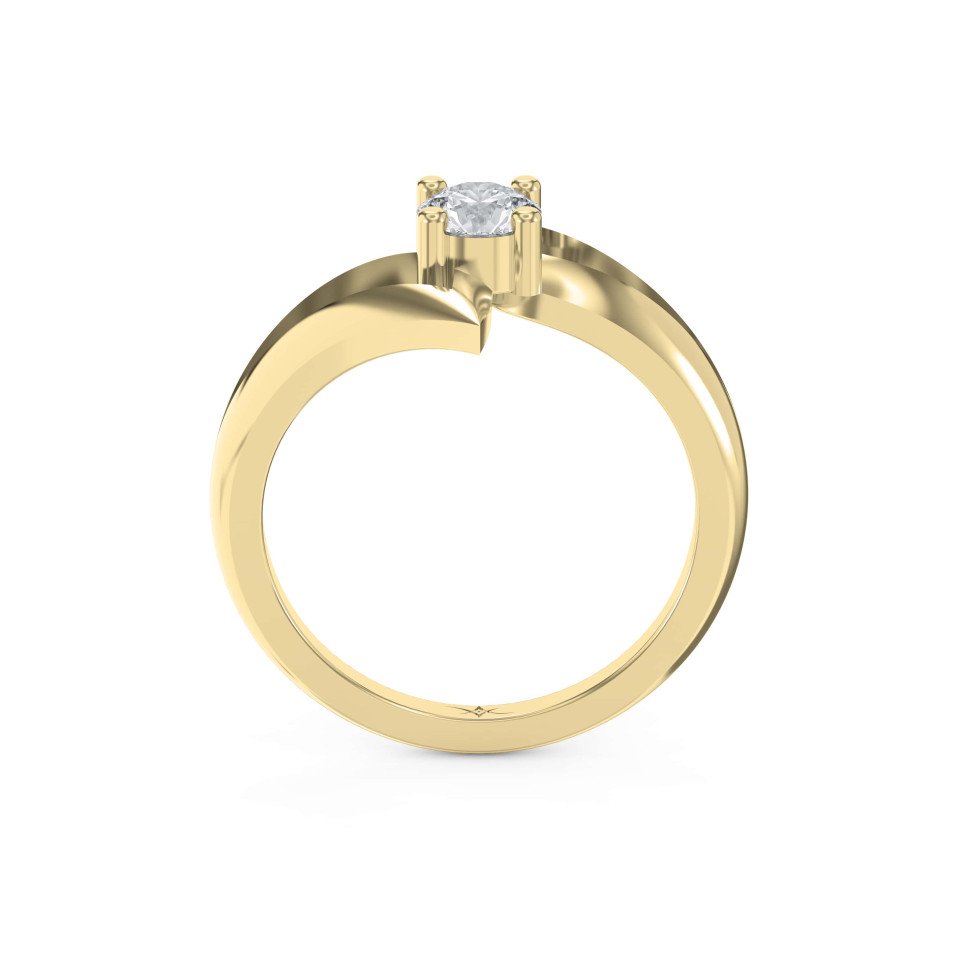 Square Diamond Solitaire Engagement Ring – Lab-Grown or Natural | Customizable