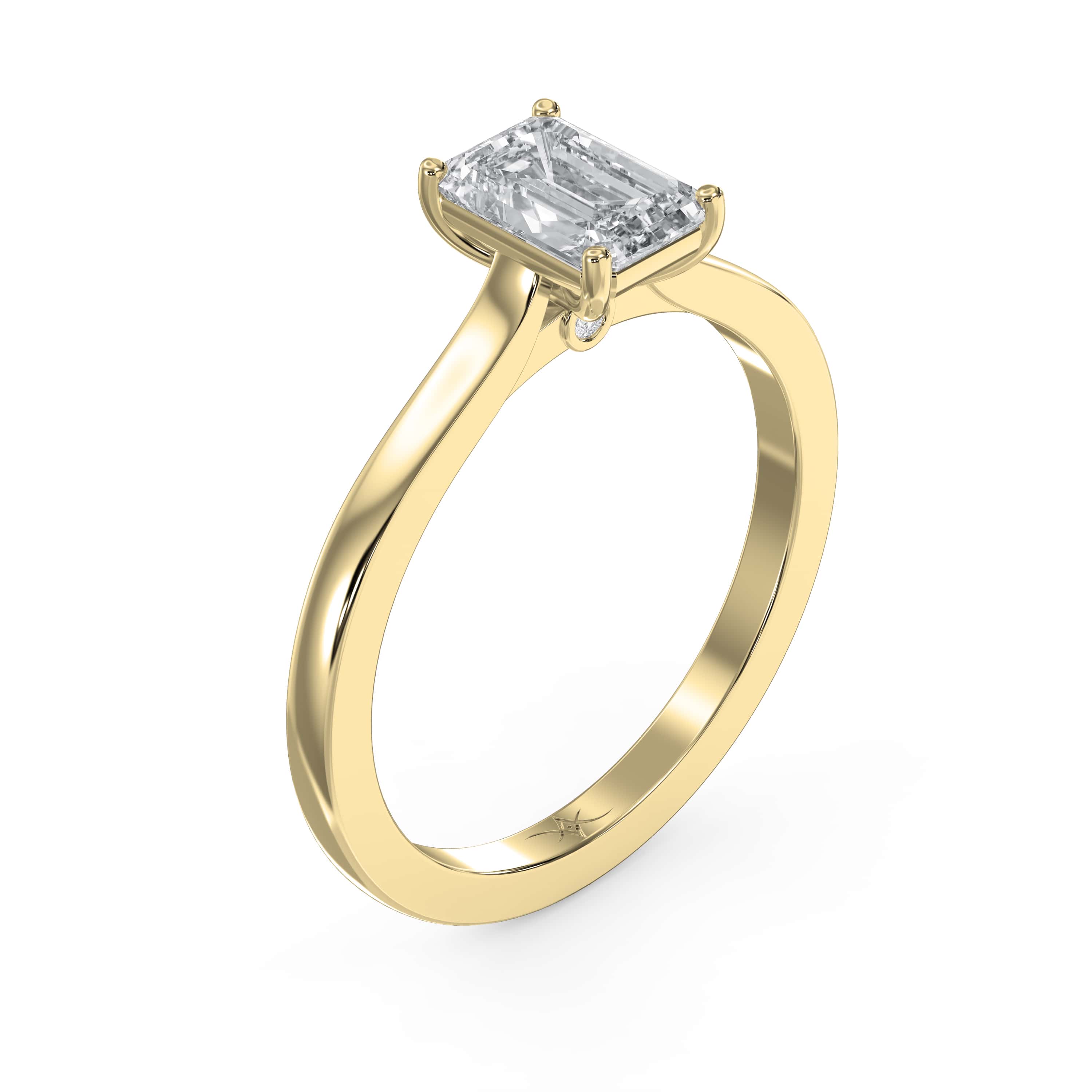 Classic 4-Prong Solitaire Engagement Ring Choose Your Diamond – Natural or Lab-Grown