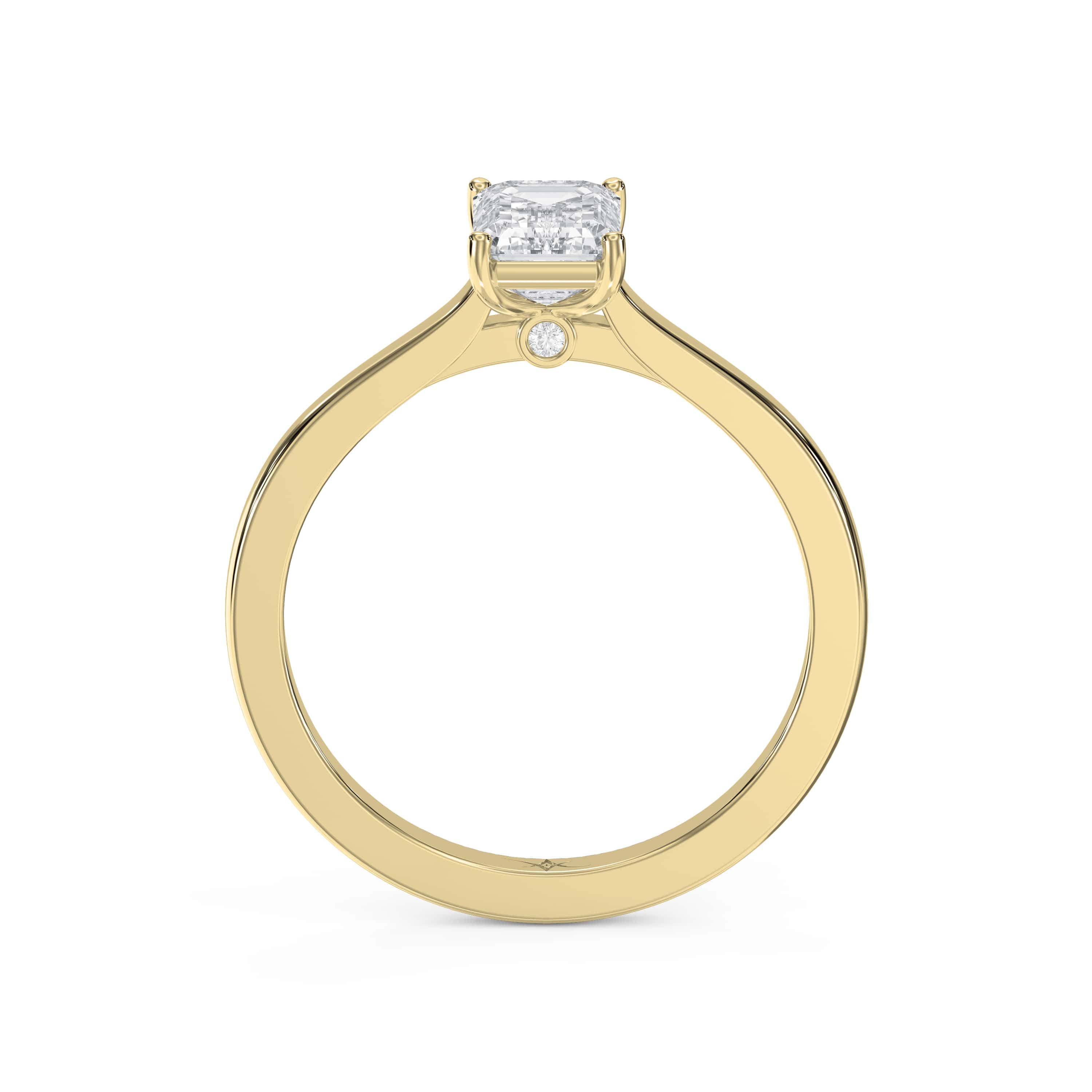 Classic 4-Prong Solitaire Engagement Ring Choose Your Diamond – Natural or Lab-Grown