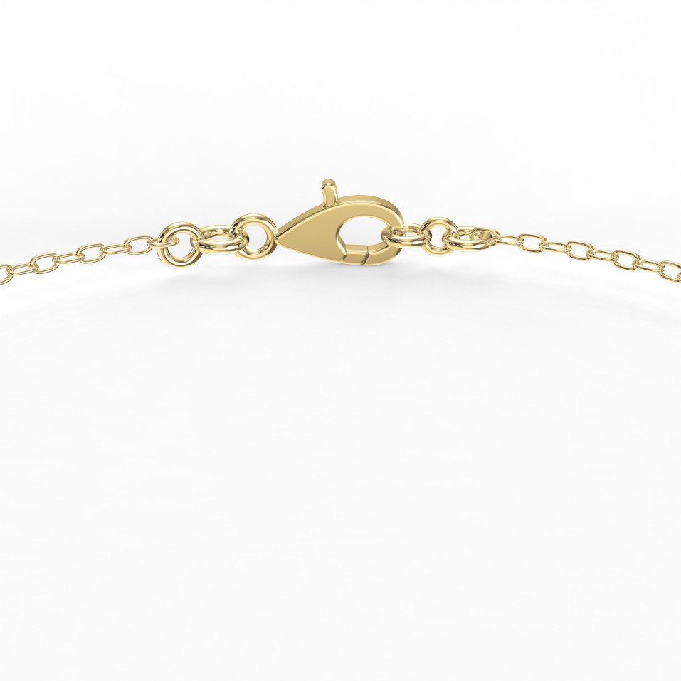 Pear Diamond Solitaire Chain Bracelet | Lab - Grown & Natural Diamond Jewelry - Valam Design