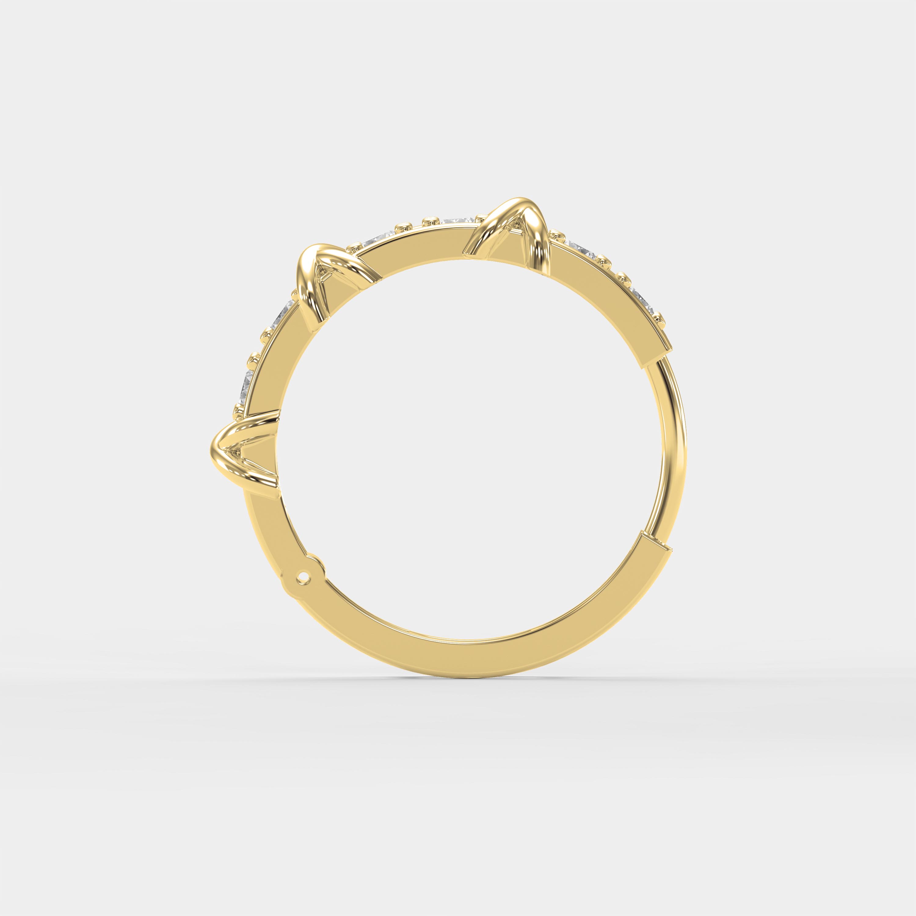 Diamond Hoop Earrings with Crisscross Detailing – Modern Luxury Jewelry | Lab-Grown & Natural
