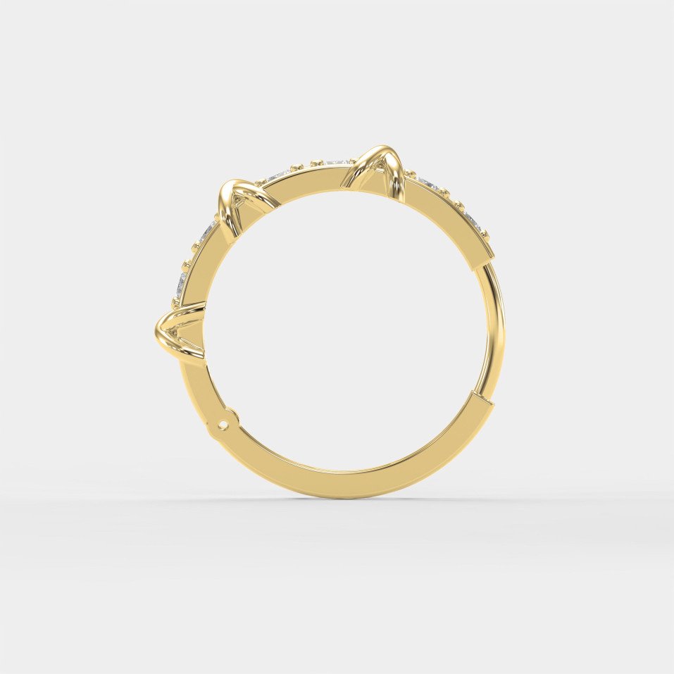 Diamond Hoop Earrings with Crisscross Detailing – Modern Luxury Jewelry | Lab-Grown & Natural