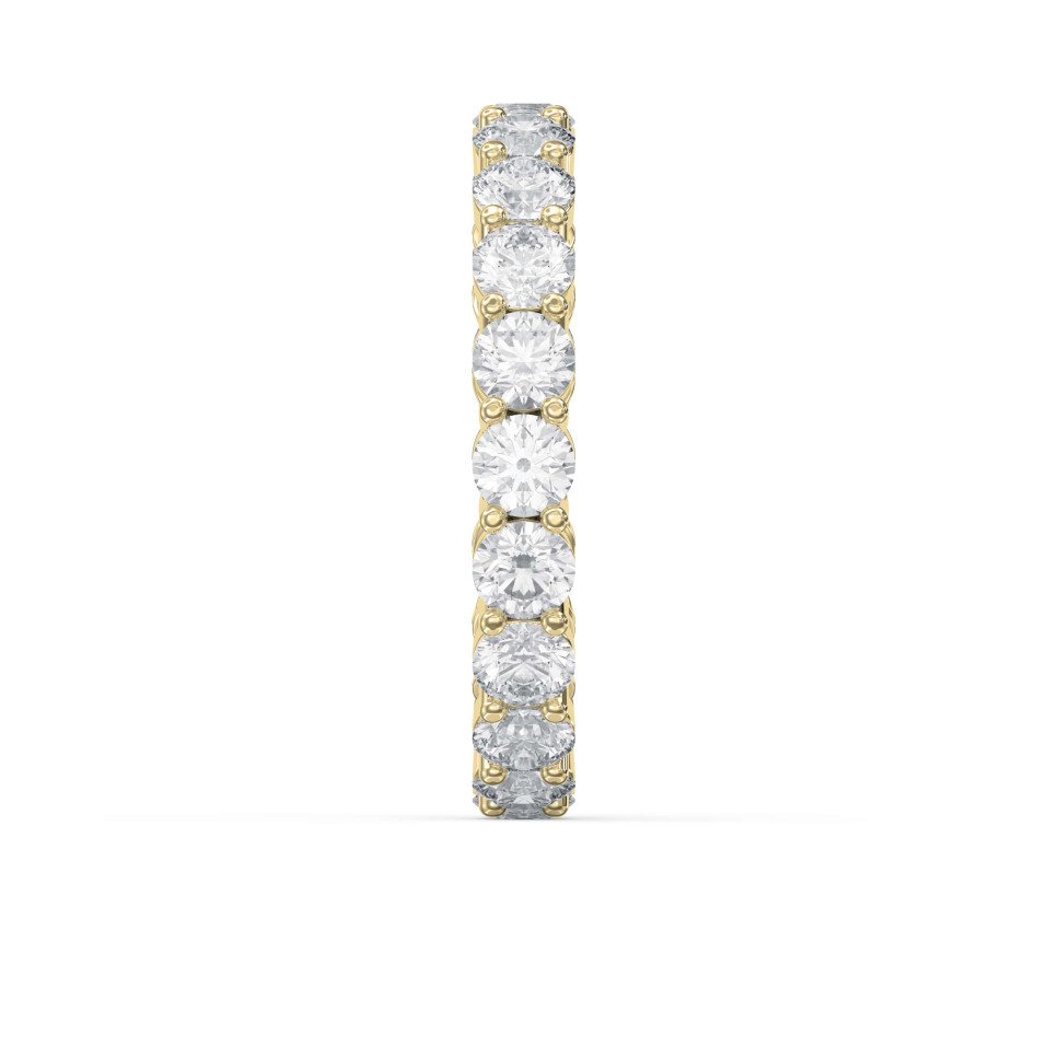 3.40 Ct Round Shape Diamond Eternity Band – Lab-Grown & Natural Diamond Options