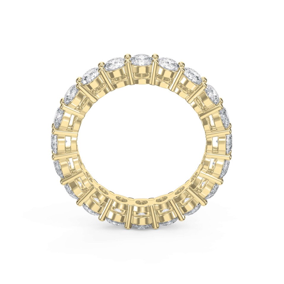3.40 Ct Round Shape Diamond Eternity Band – Lab-Grown & Natural Diamond Options