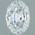 0.74 Carat Step oval Diamond