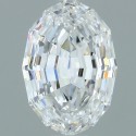 0.74 Carat Step oval Diamond