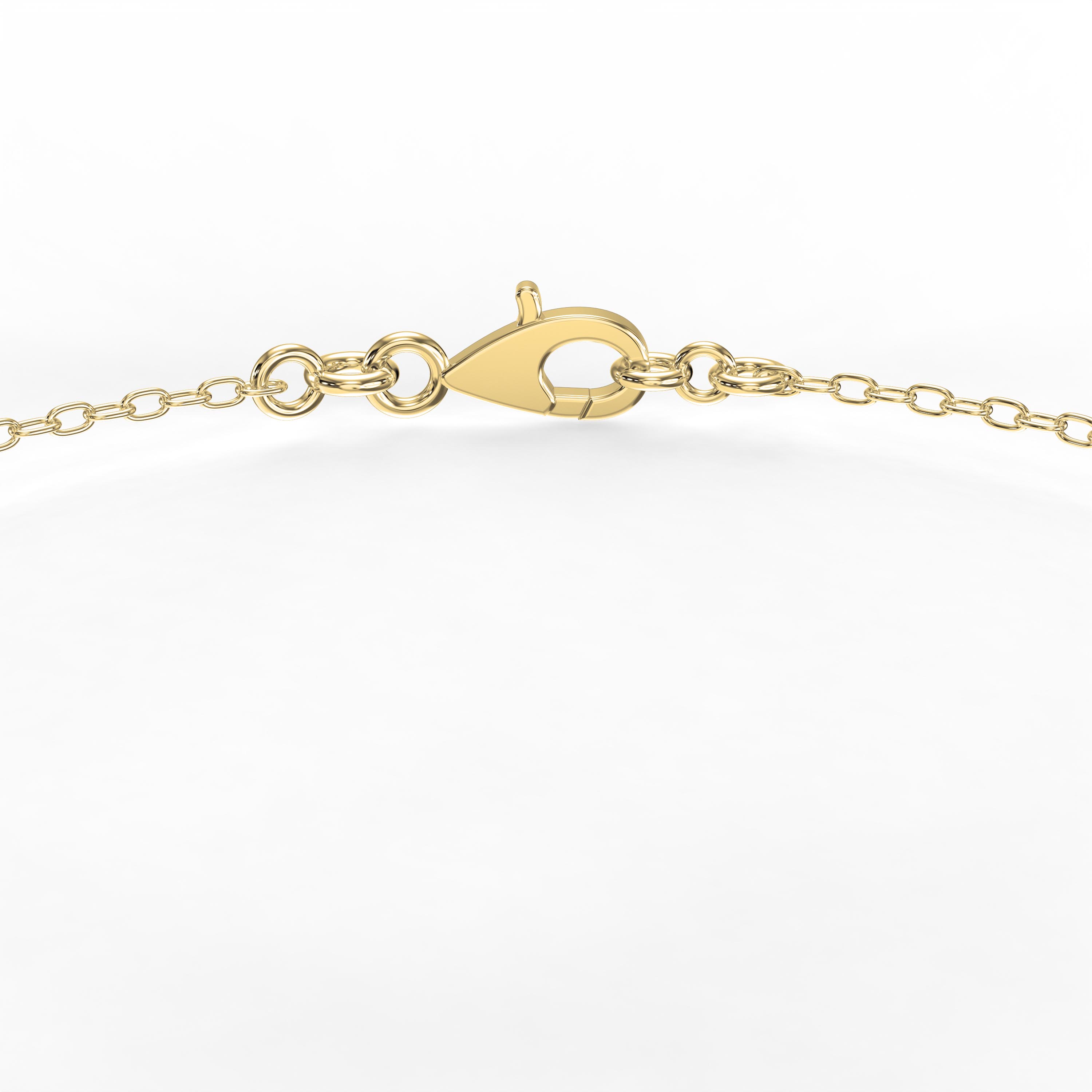 Verdant Bloom Clover Bracelet in Gold | Round Diamond Floral Chain Bracelet – Lab-Grown & Natural by Valam Design