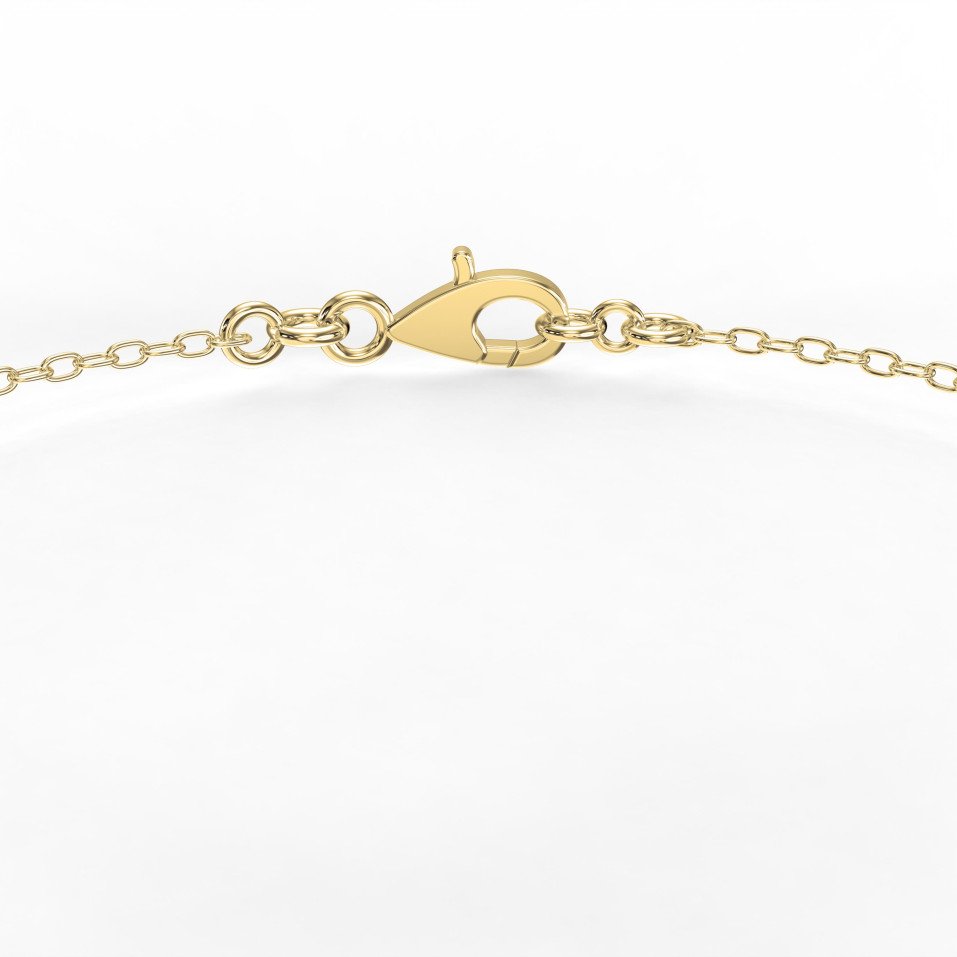 Verdant Bloom Clover Bracelet in Gold | Round Diamond Floral Chain Bracelet – Lab-Grown & Natural by Valam Design